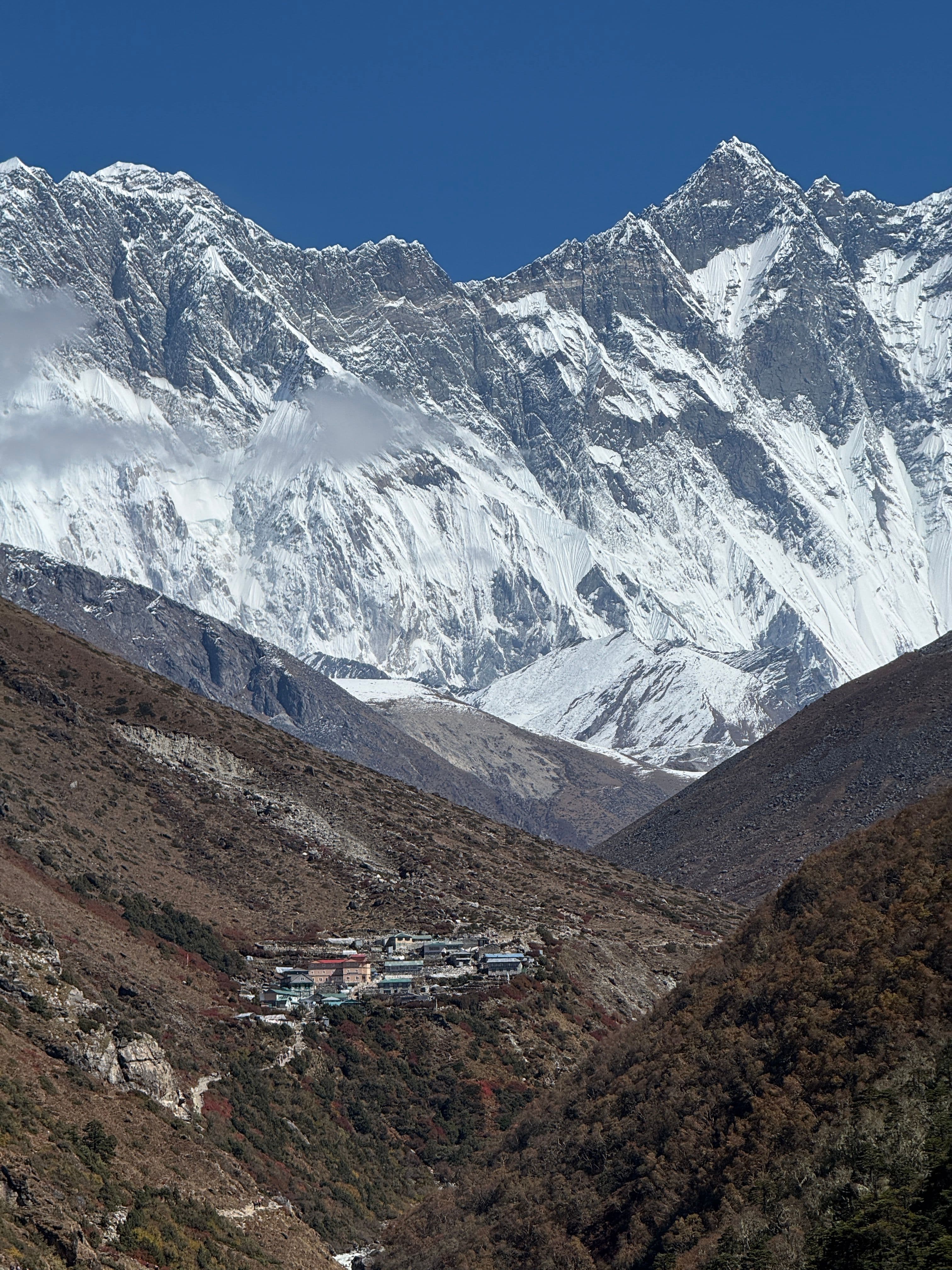 Cinematic mountain scape