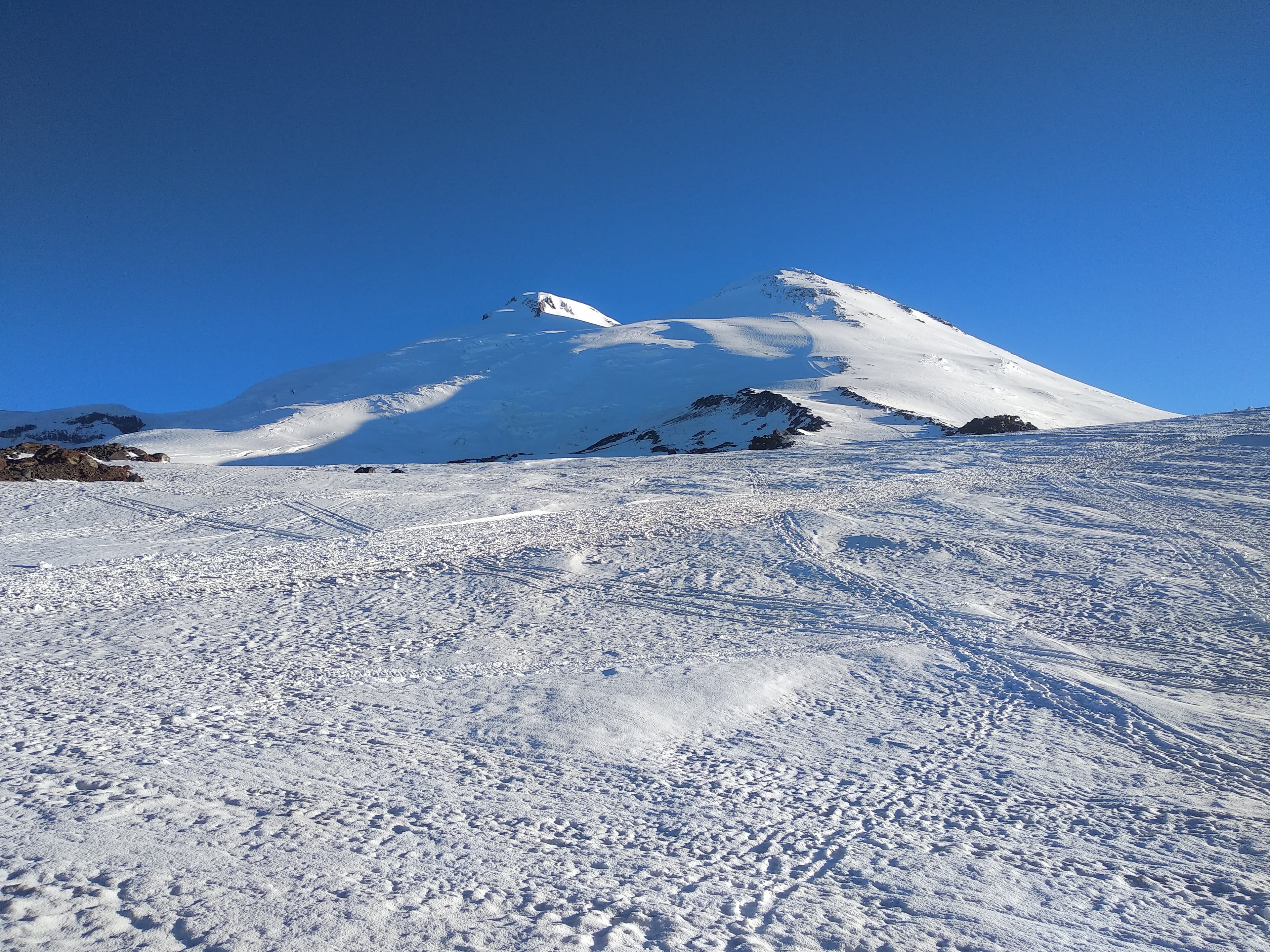 Cinematic mountain scape