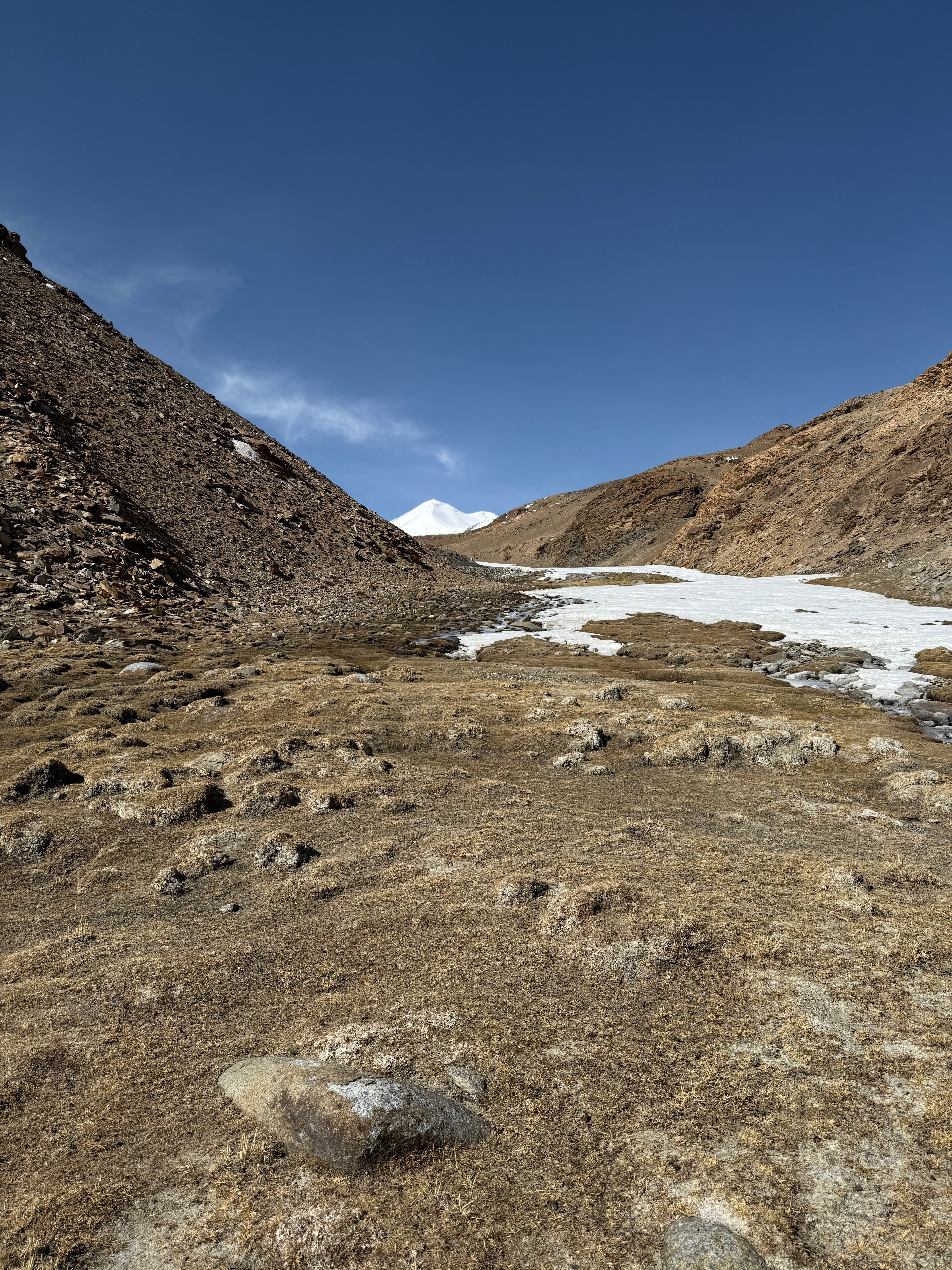 Cinematic mountain scape