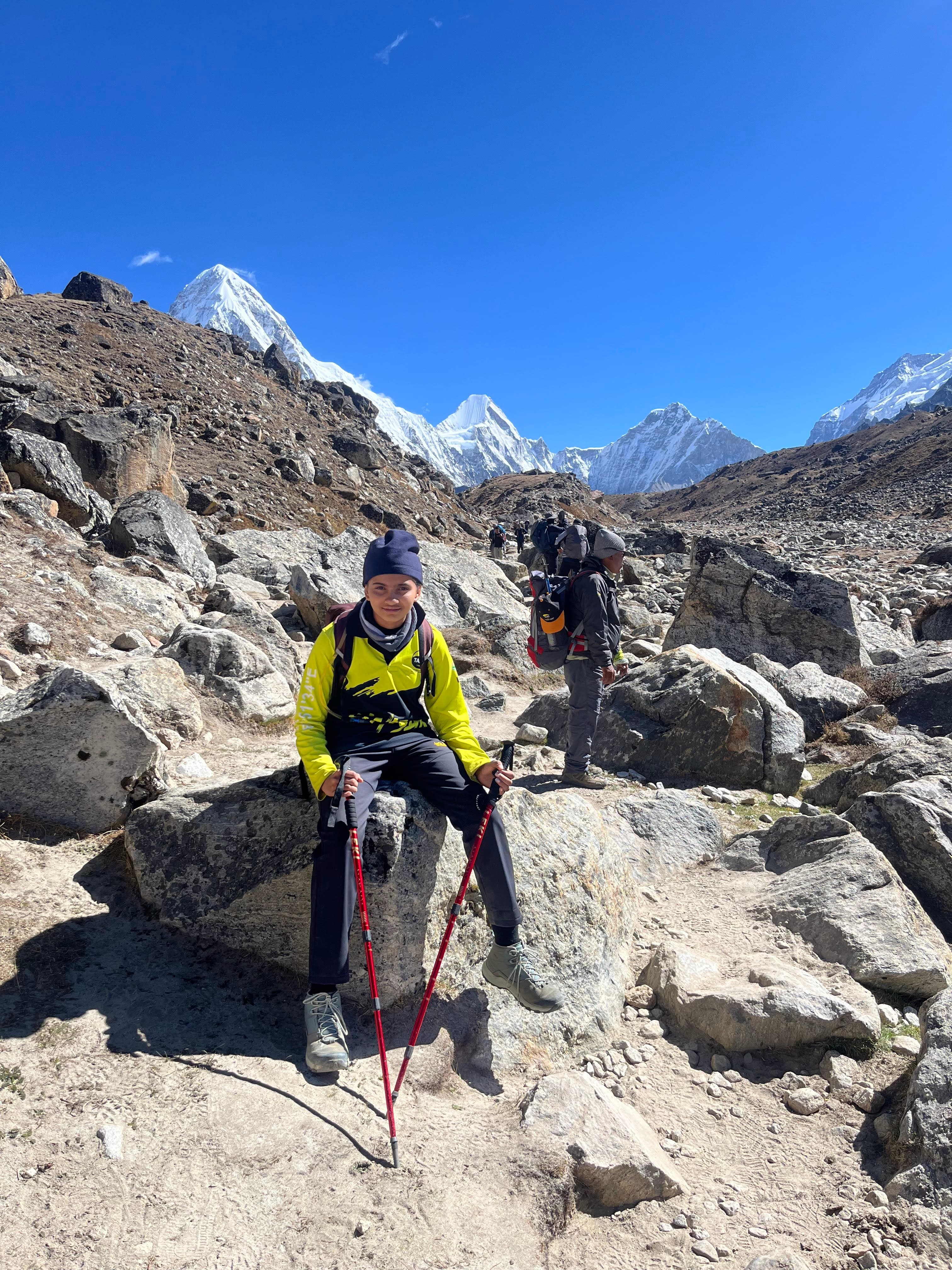 Cinematic mountain scape