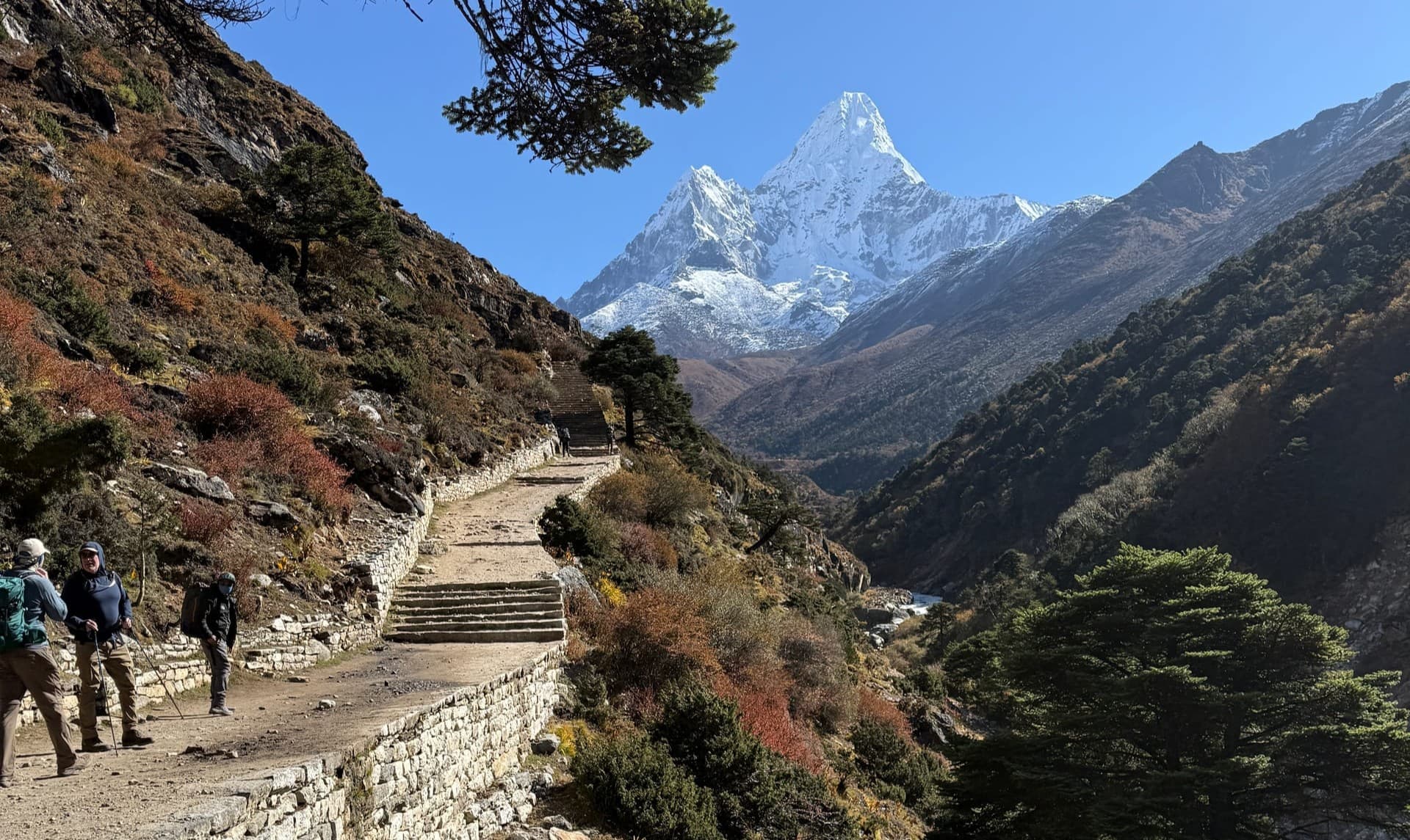 High-altitude mountain summit