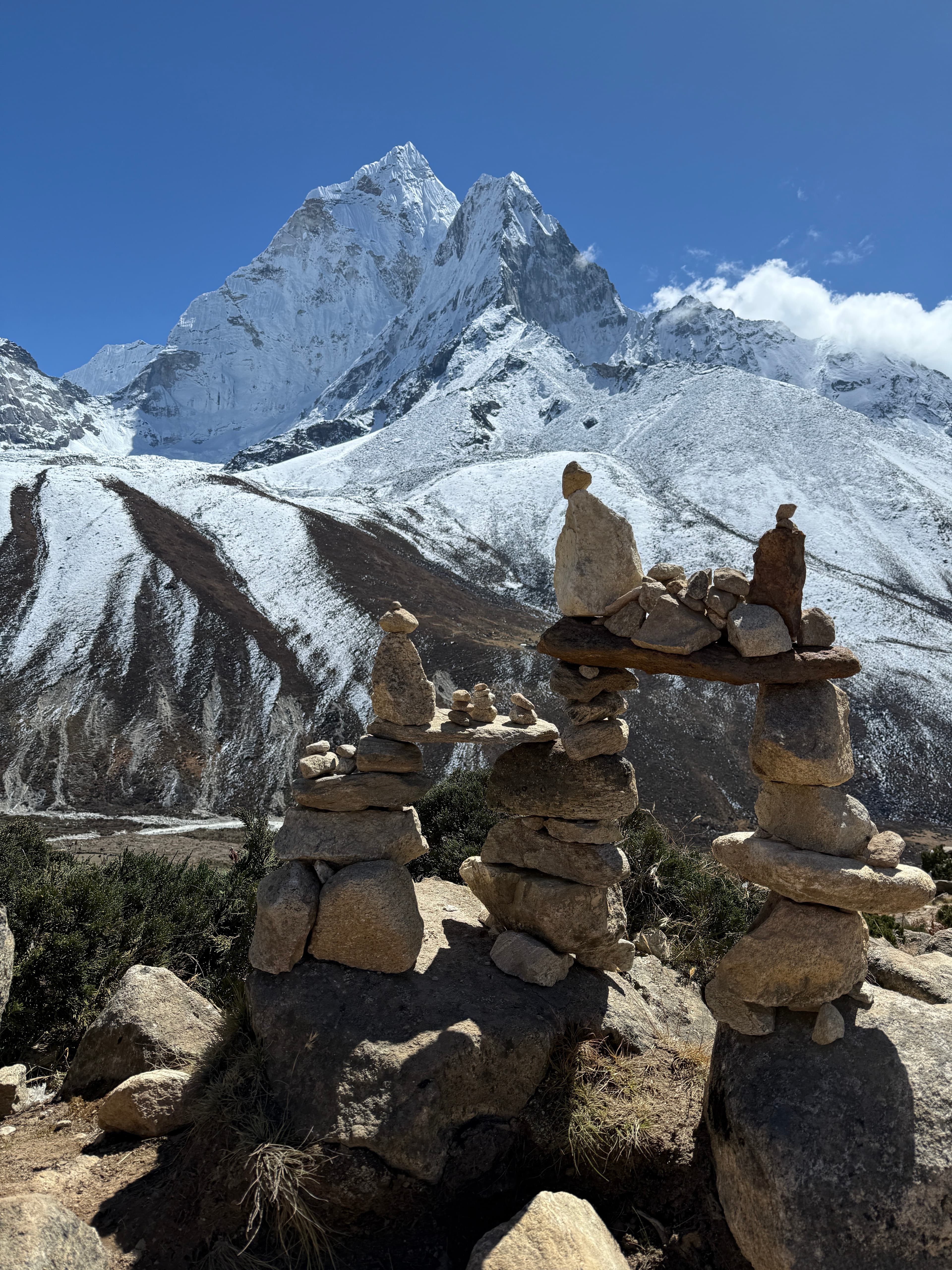 Cinematic mountain scape